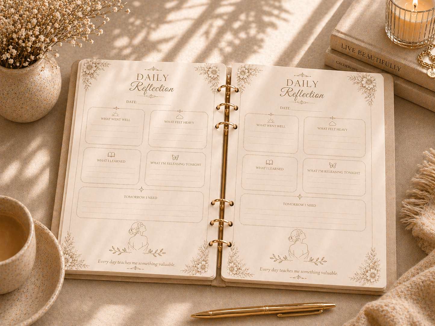 Mind Clarity Journal – 30-Day Luxury Wellness Reset