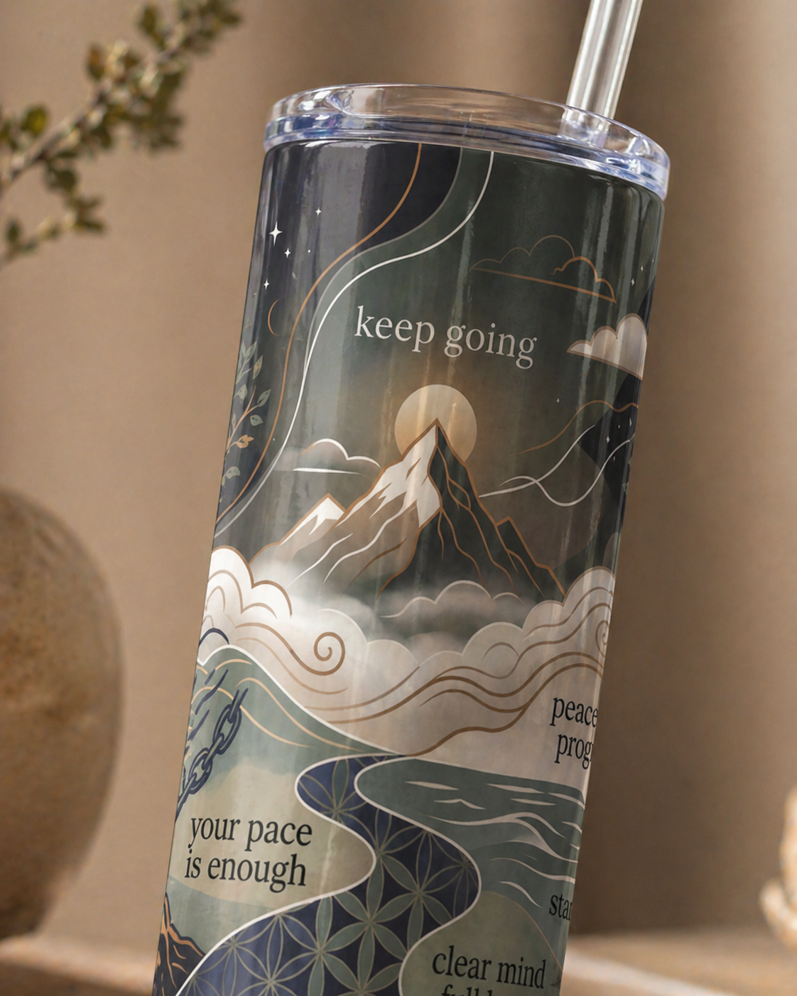 Keep Going | 20 oz UV Printed Motivation Tumbler