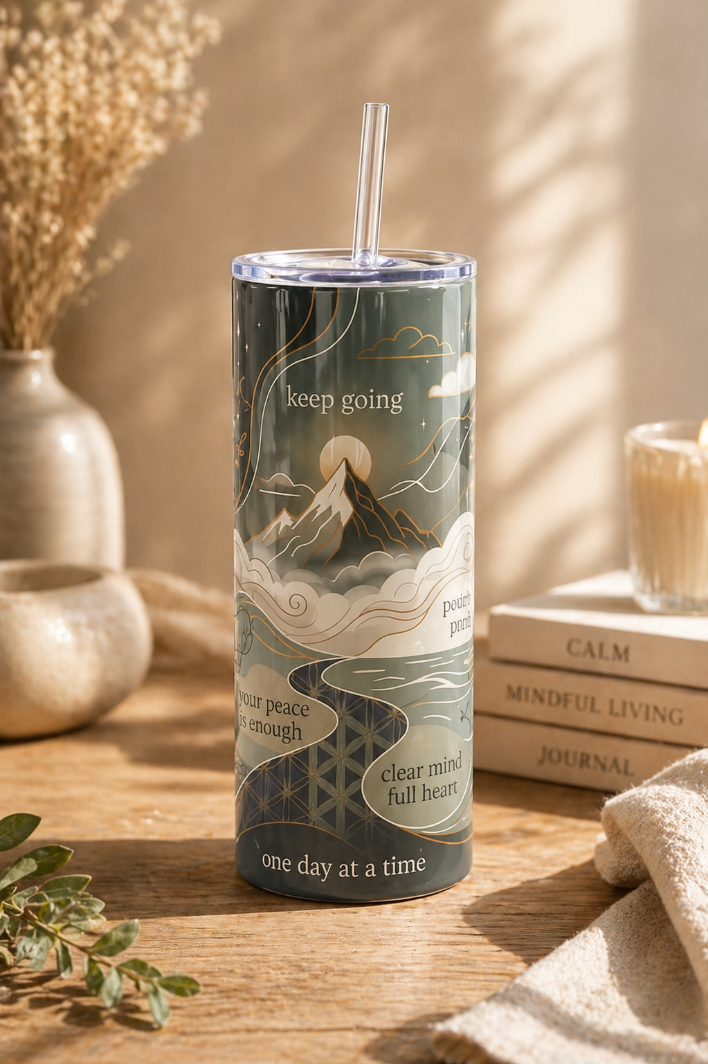 Keep Going | 20 oz UV Printed Motivation Tumbler